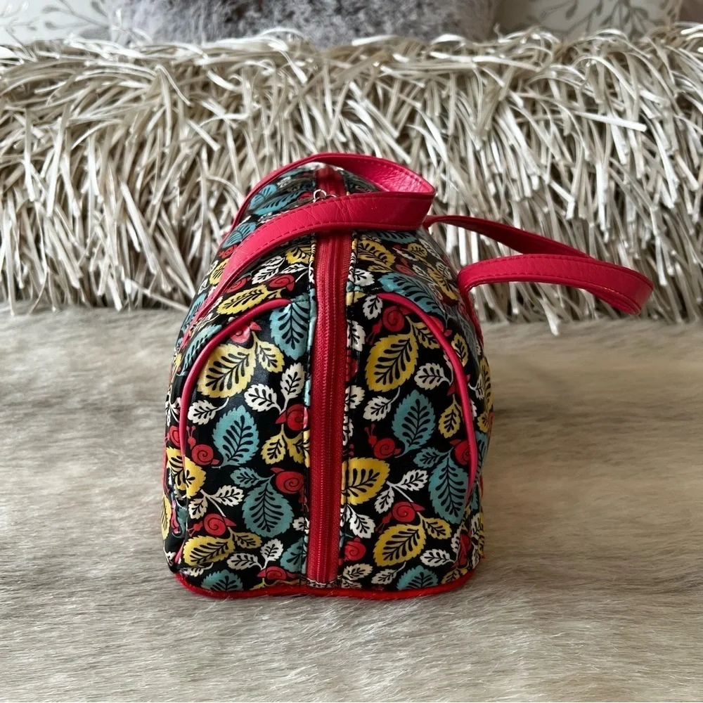 VERA BRADLEY Frills HAPPY SNAILS 2011 Insulated Lunch Bag Box 2 Handles Y2K 70’s
